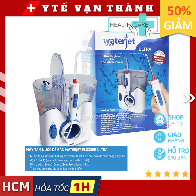 Máy Tăm Nước Gia Đình Waterjet Flosser Ultra -VT0508