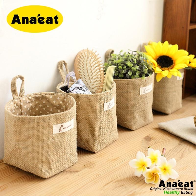 Túi vải lanh ANAEAT đựng đồ treo tường