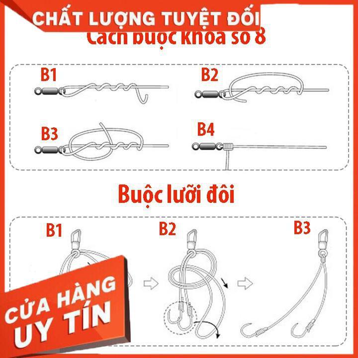 Lưỡi Câu Cá Đôi Buộc Sẵn Chuyên Câu Đài,Cách buộc lưỡi câu cá,Lưỡi câu đài LC-2