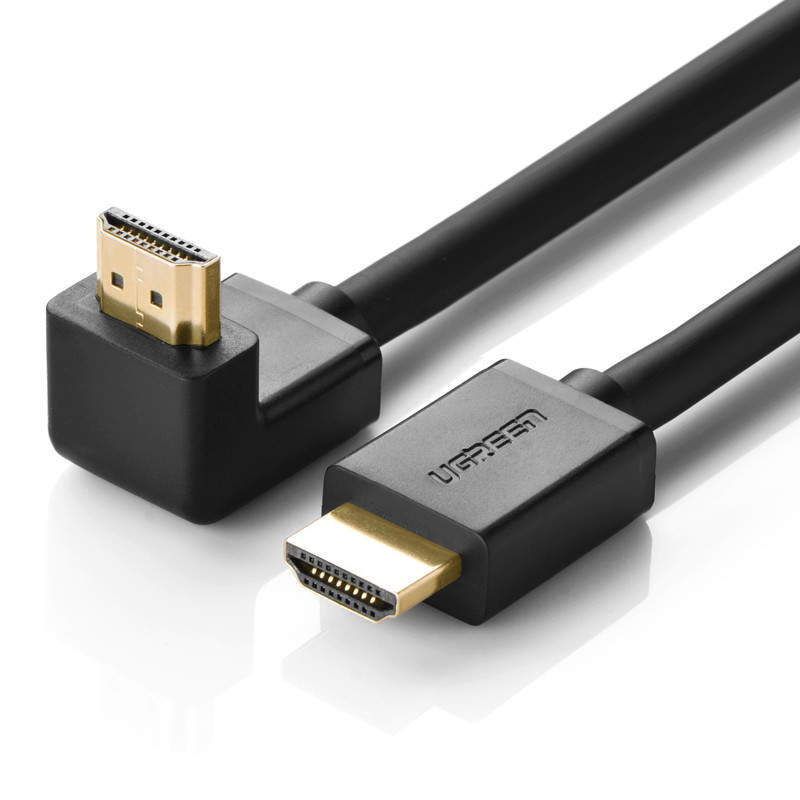 Cáp HDMI bẻ góc vuông 90 độ (BẺ LÊN) dài 2m UGREEN HD103 10121 - Hàng chính hãng