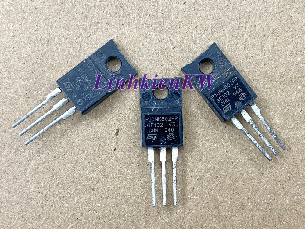 MOSFET N-CHANNEL FQPF10N60C P10NK60ZFP 10n65k3 10N60 TO-200 10A 600V Tháo Máy