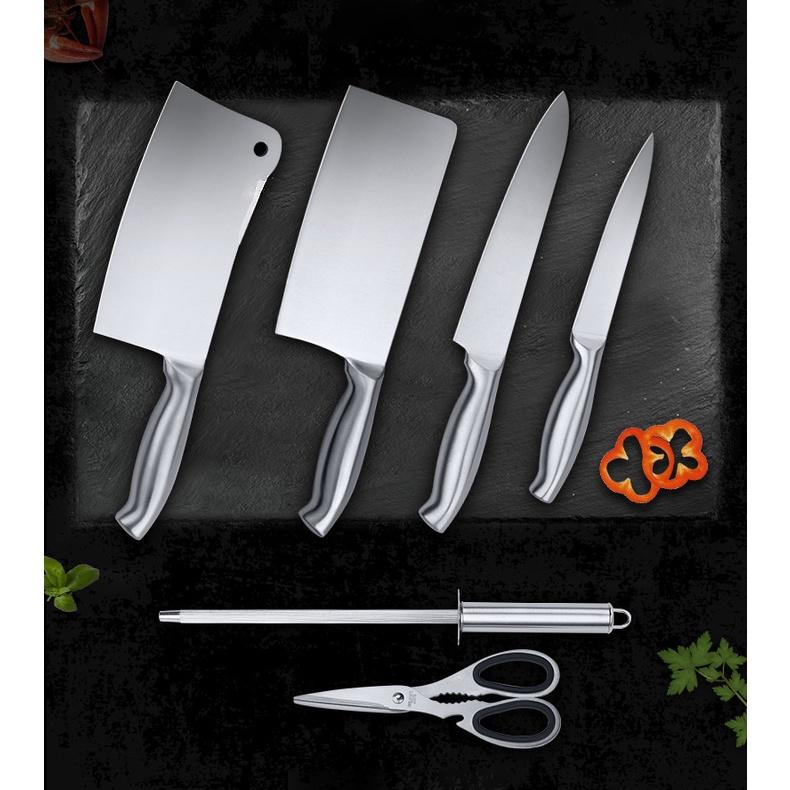 Bộ Dao Làm Bếp Nhật Bản làm Từ Inox Bền Đẹp, Chống Gỉ Sét, Chống Ăn Mòn