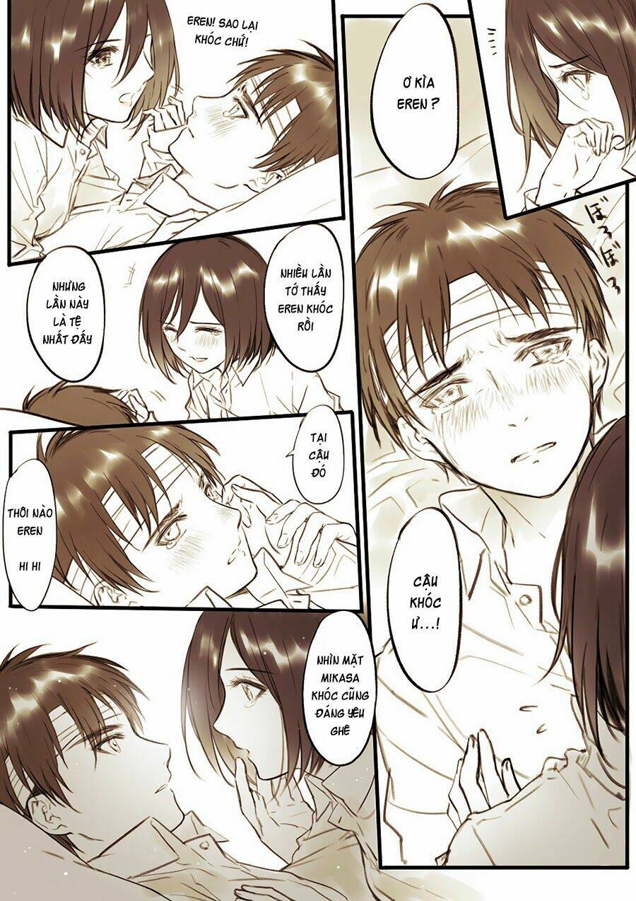 tấn công người khổng lồ - doujinshi eren x mikasa chapter 38 7