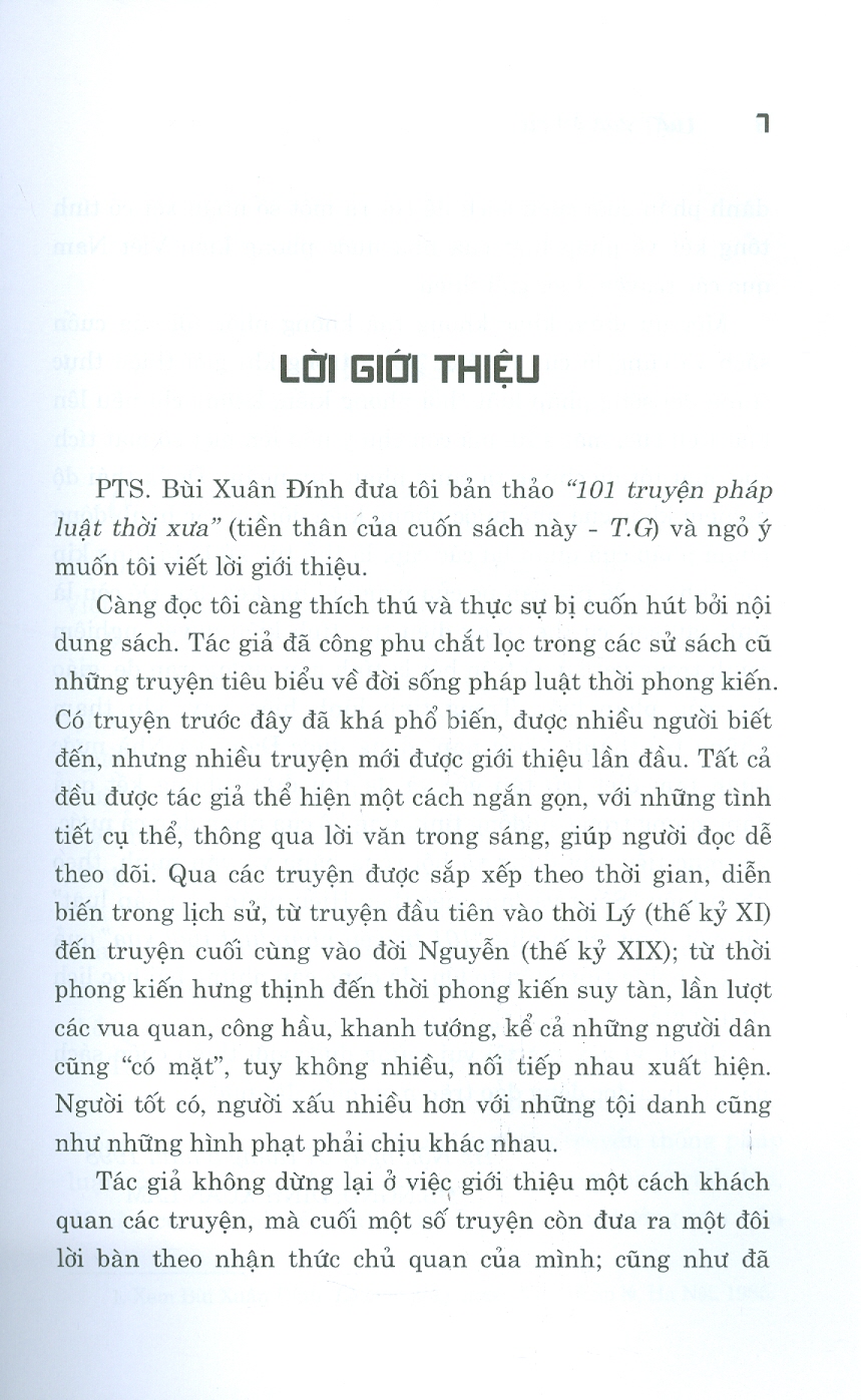 Luật xưa án cũ