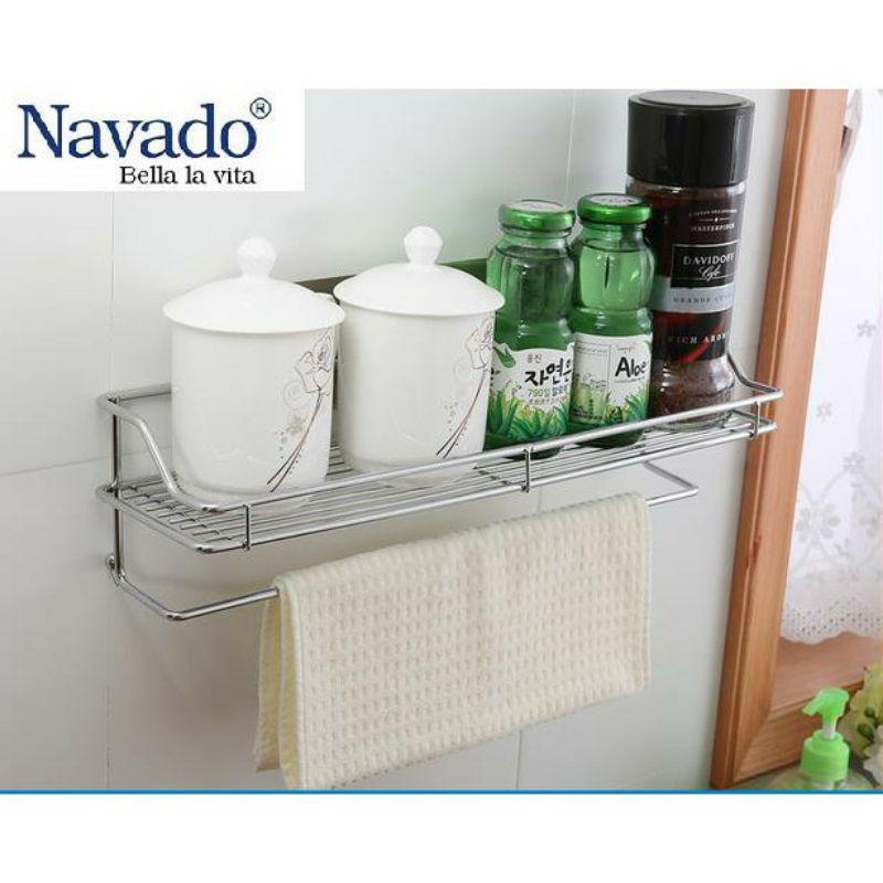 Kệ đồ inox đa năng dán tường chính hãng Navado