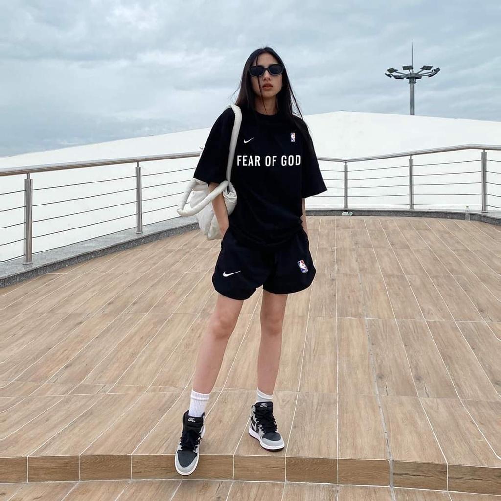 Bộ đùi nữ Set đồ nữ bộ quần short đùi áo form rộng tay lỡ, sooc phông mặc ở nhà Ulzzang