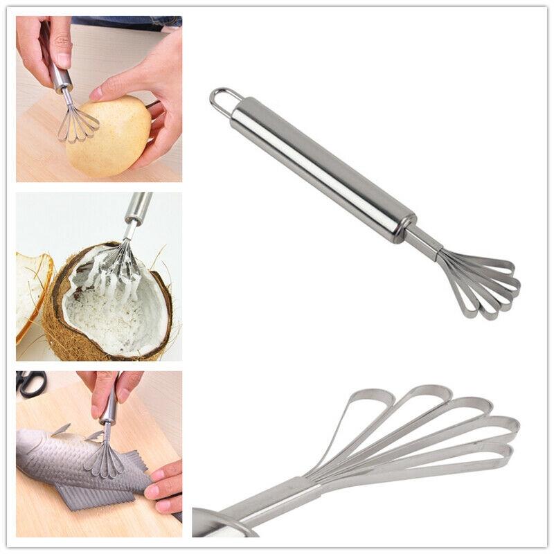 Dụng Cụ Đánh Vảy Cá Tiện Lợi Bằng Thép Không Gỉ