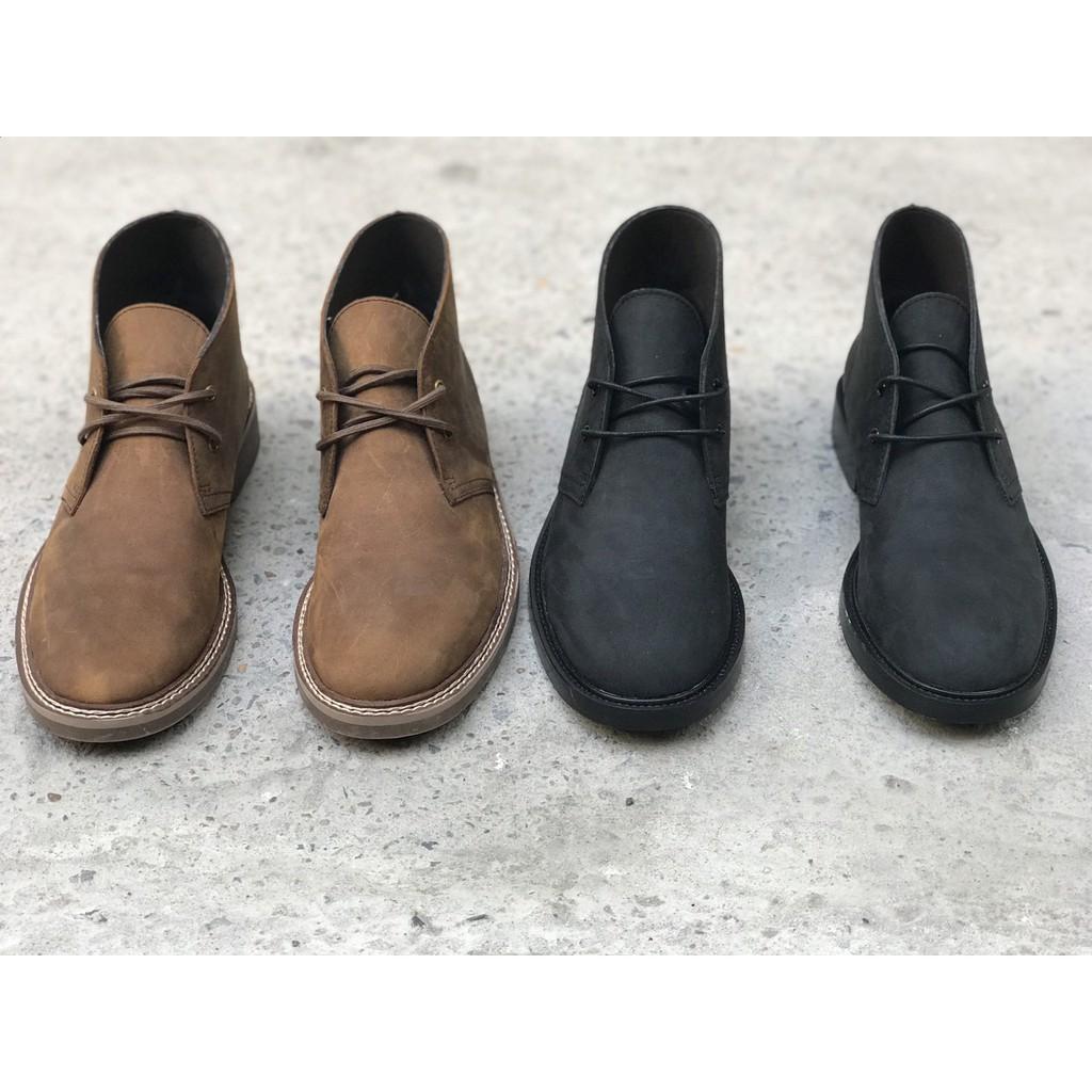 Giày boots nam cao cổ da bò SÁP Thời trang phong cách