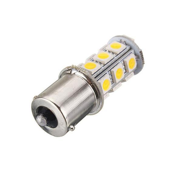 10x Warm White 1156 BA15S Trailer Interior 12V LED Lights Bulbs 18