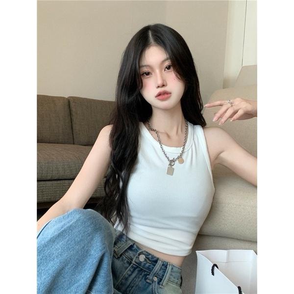 Áo 3 lỗ croptop trendy chất dày chuẩn form chất dày bo tăm mịn kèm video thật tanktop croptop trendy