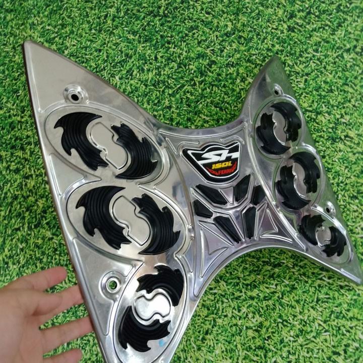 Thảm lót chân dành cho xe SH đời 2017 đến 2019 chất liệu inox