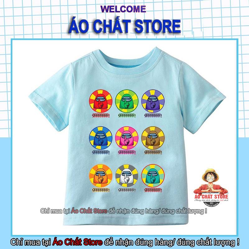 Áo thun bé trai hình Among Us đẹp | Áo Among Us mẫu mới vải đẹp AU25 | Áo Chất Store