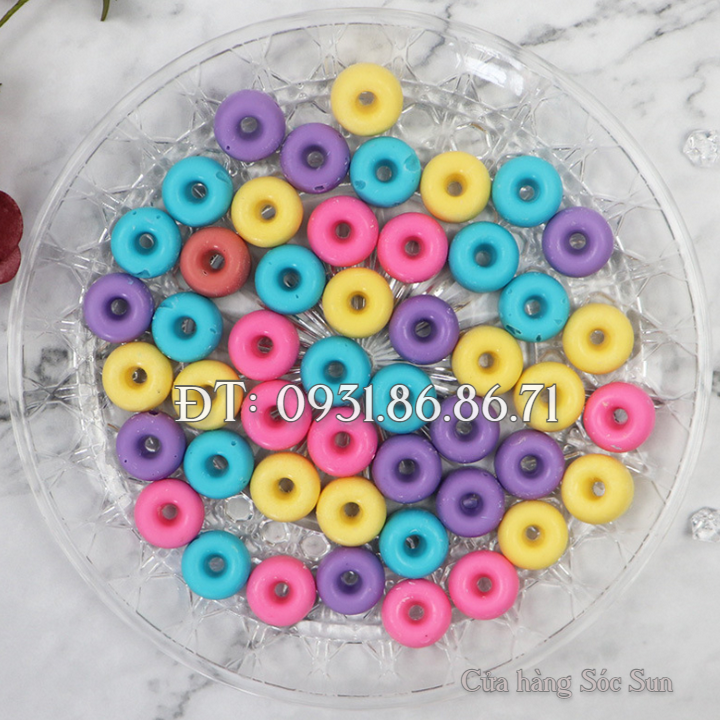 Khuôn silicon 48 Donut tròn – Mã số 1459