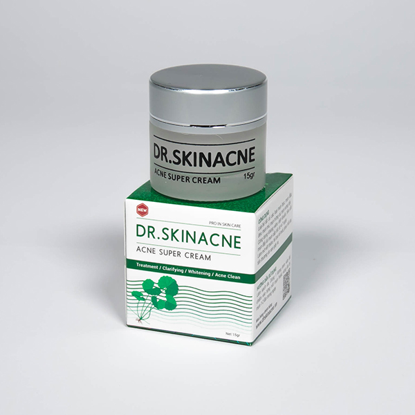 Combo 2 Hộp Kem Mụn DR.SKINACNE Giúp Dưỡng Trắng Da, Xóa Thâm, Liền Sẹo Cho Mọi Loại Da Không Gây Kích Ứng