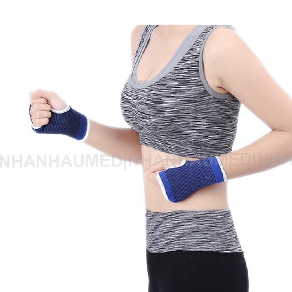 Băng Quấn Cổ Tay Hỗ Trợ Tập Thể Thao Xanh