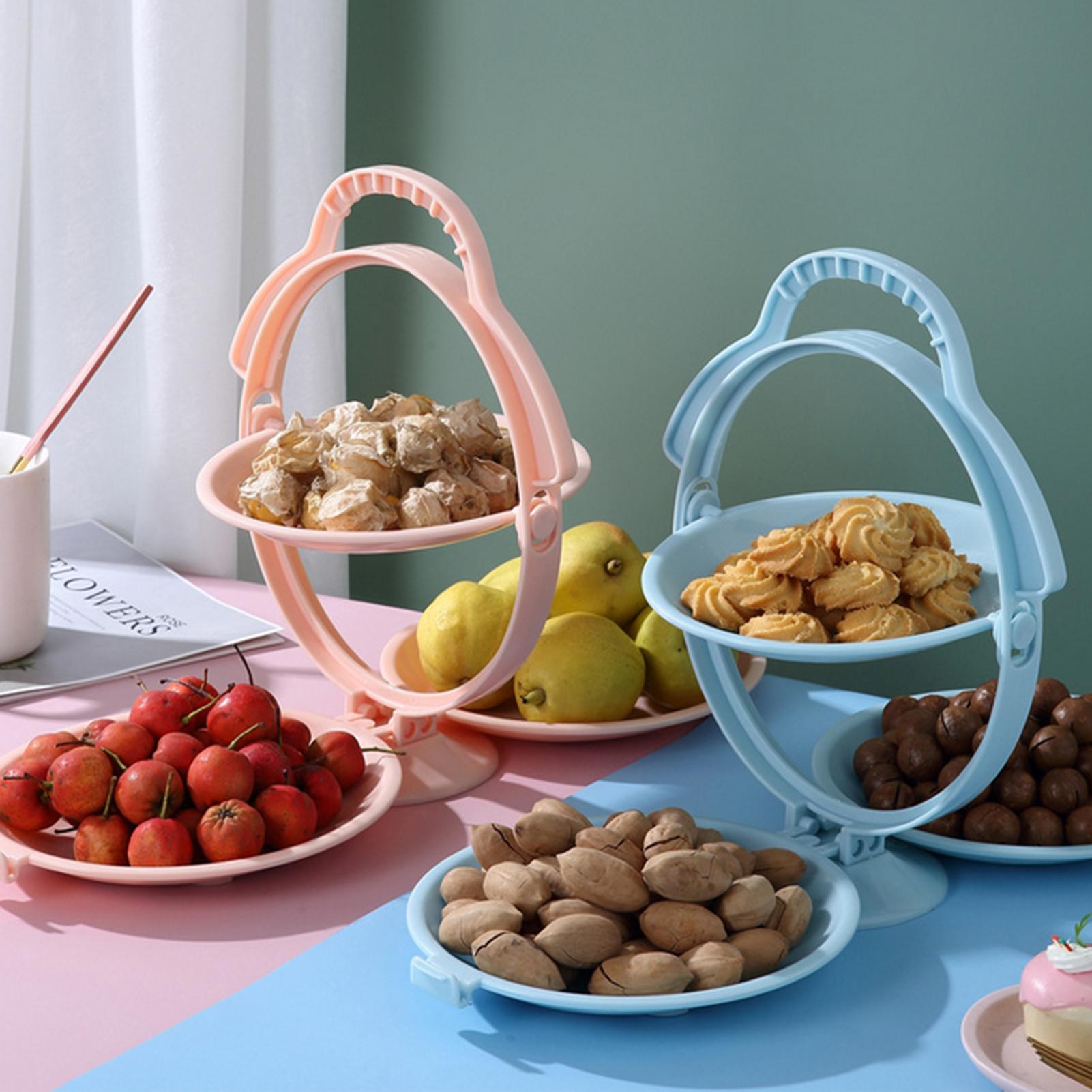 Giá đựng đồ ăn nhẹ Đĩa trái cây Trang trí bàn trà