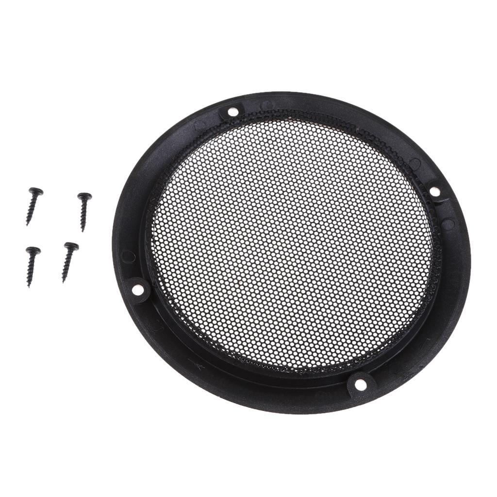 2X 5inch Speaker Grills Cover Case with Screws Gold