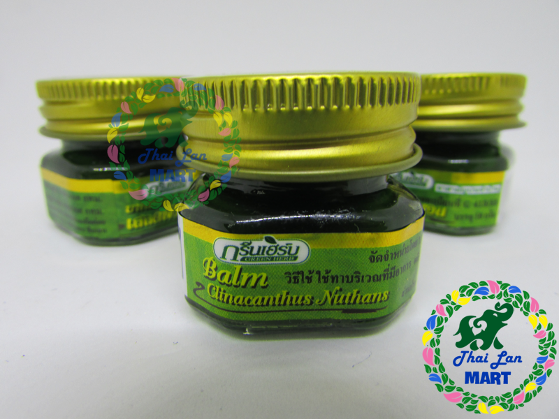 DẦU CÙ LÀ GREEN HERB COOLING BALM HÀNG NỘI ĐỊA THÁI LAN 10 GAM