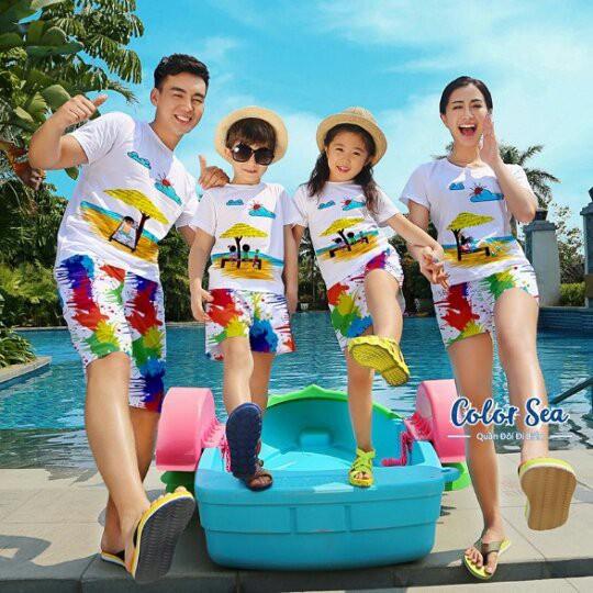 Quần áo đi biển nhóm