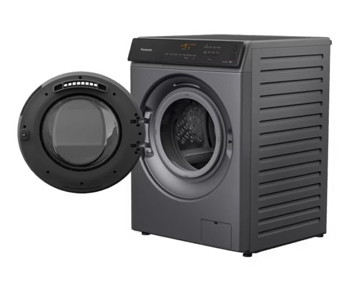 Máy giặt Cửa Trước Panasonic 9kg NA-V90FA1LVT - Giặt thông minh - Giặt diệt khuẩn - Tự động vệ sinh lồng giặt &amp; vòng đệm - Hàng chính hãng