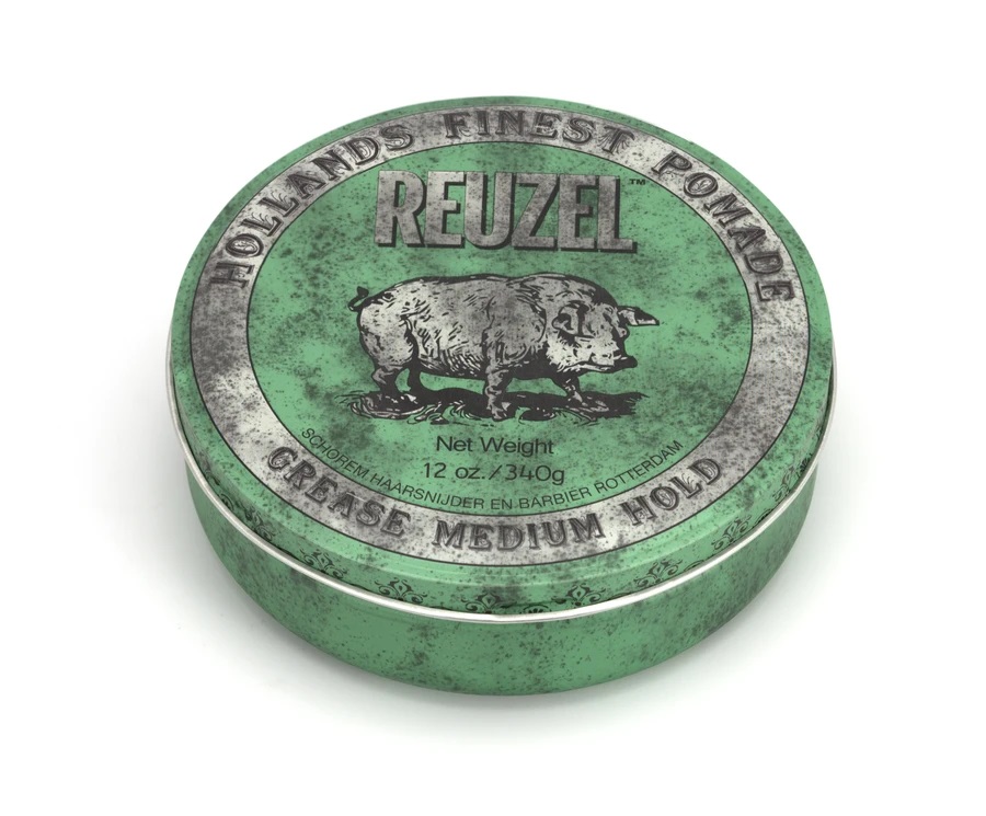 Sáp vuốt tóc Reuzel Green Pomade Grease 340g - Chính hãng