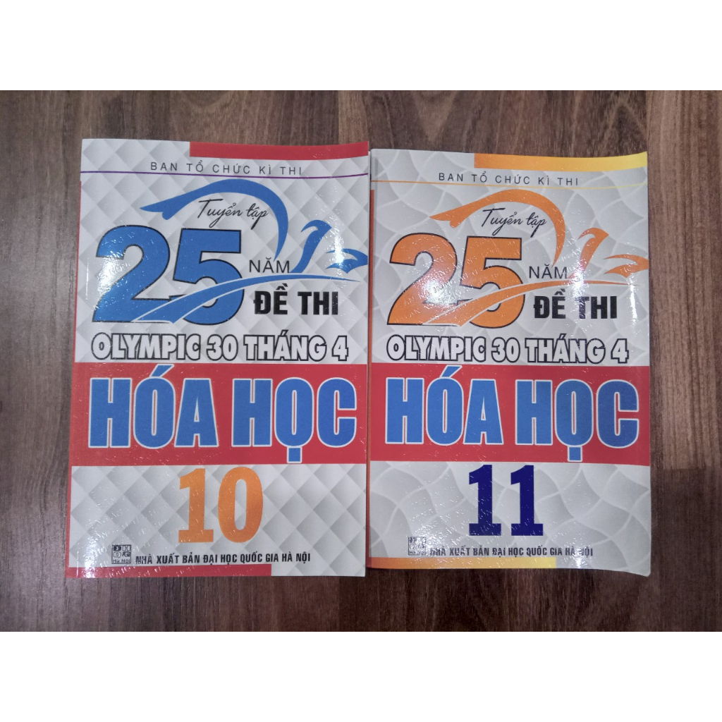 Sách - combo tuyển tập 25 năm đề thi olympic 30 tháng 4 hóa học 10 + 11