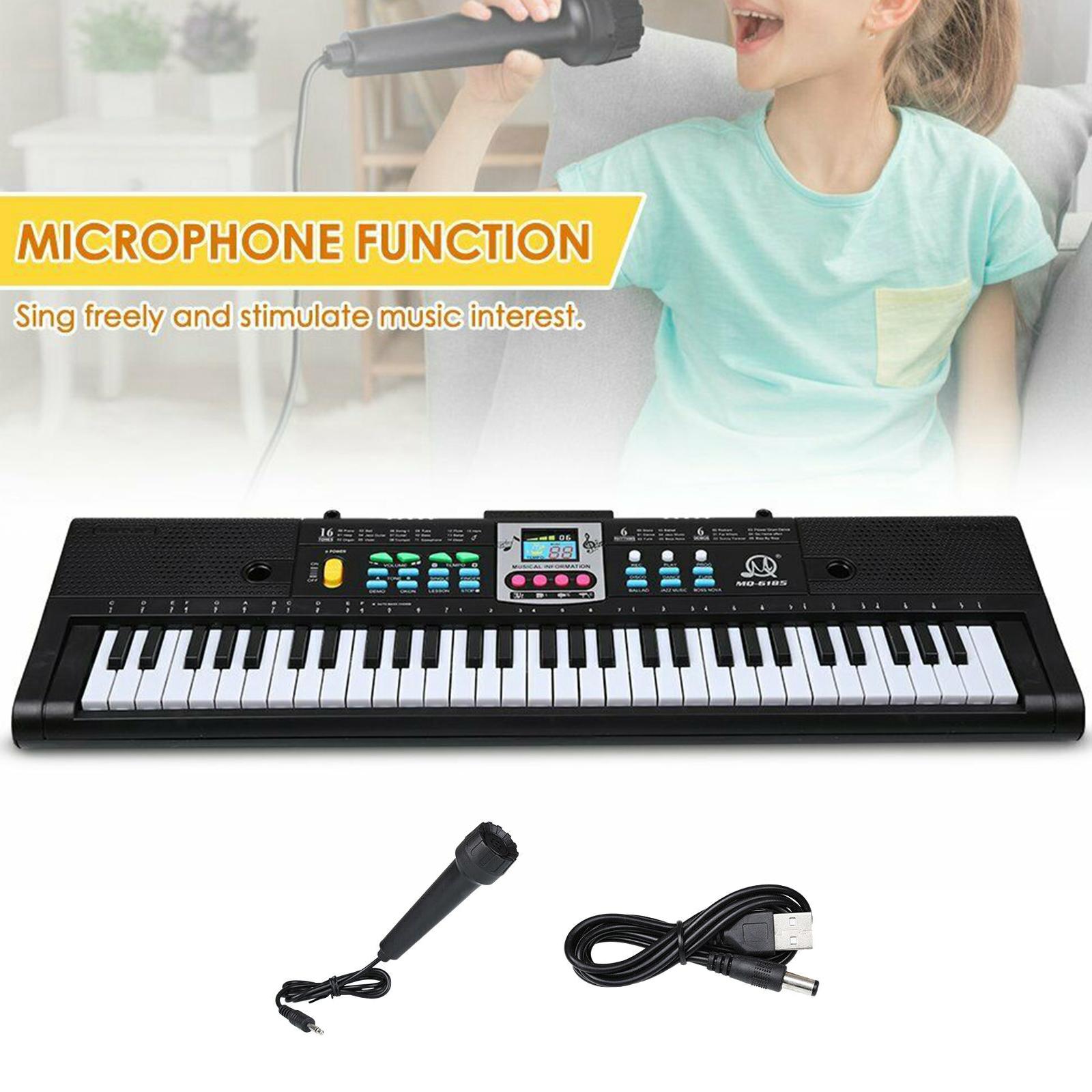 61 Key Digital Music Electronic Keyboard Key Board Electric Piano for Home Stage