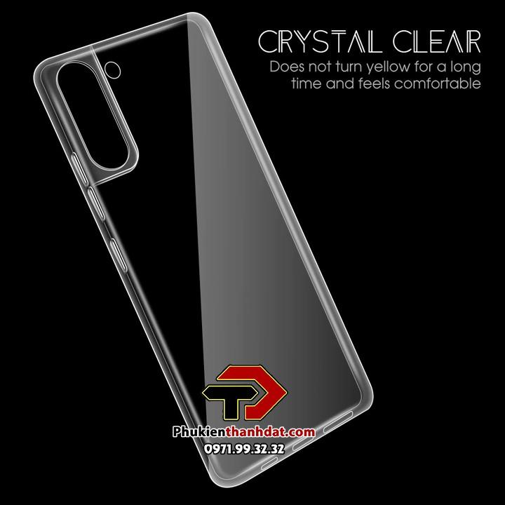 Ốp lưng silicone dẻo trong suốt dành cho SamSung S21 Ultra, SamSung S21, SamSung S21+