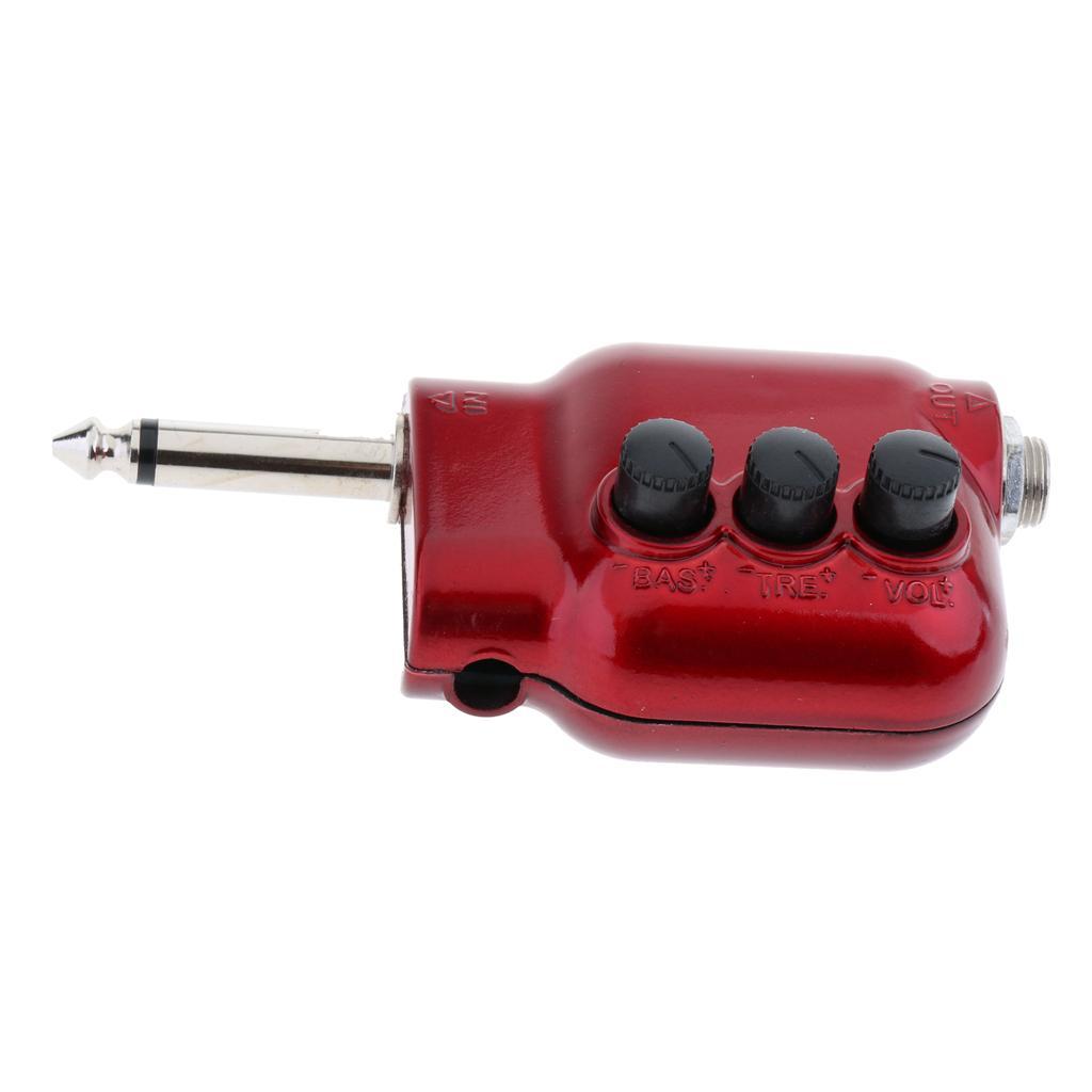 Durable Mini Guitars Pickup EQ Equalizer Preamplifier DI Gig Accessory