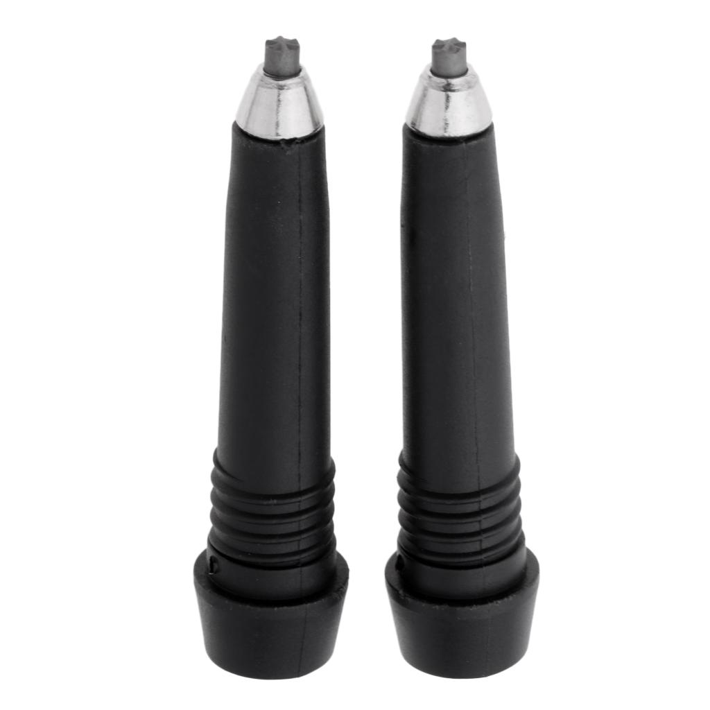 Pack of 2pcs Trekking Pole Tips Walking Stick Protector Hiking Accessories