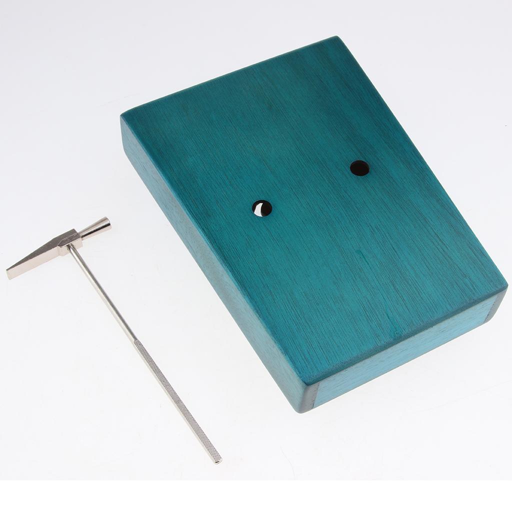 Phép Lạ Chiếu Kalimba Ngón Tay Ngón Tay Cái Đàn Piano Mbira 17 Phím, Châu Phi Cụ Hươu Xanh Thiết Kế