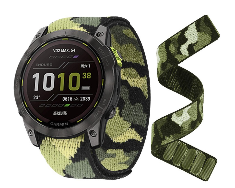 Dây vải Enduro Camo dành cho Garmin kích thước 22mm – 26mm