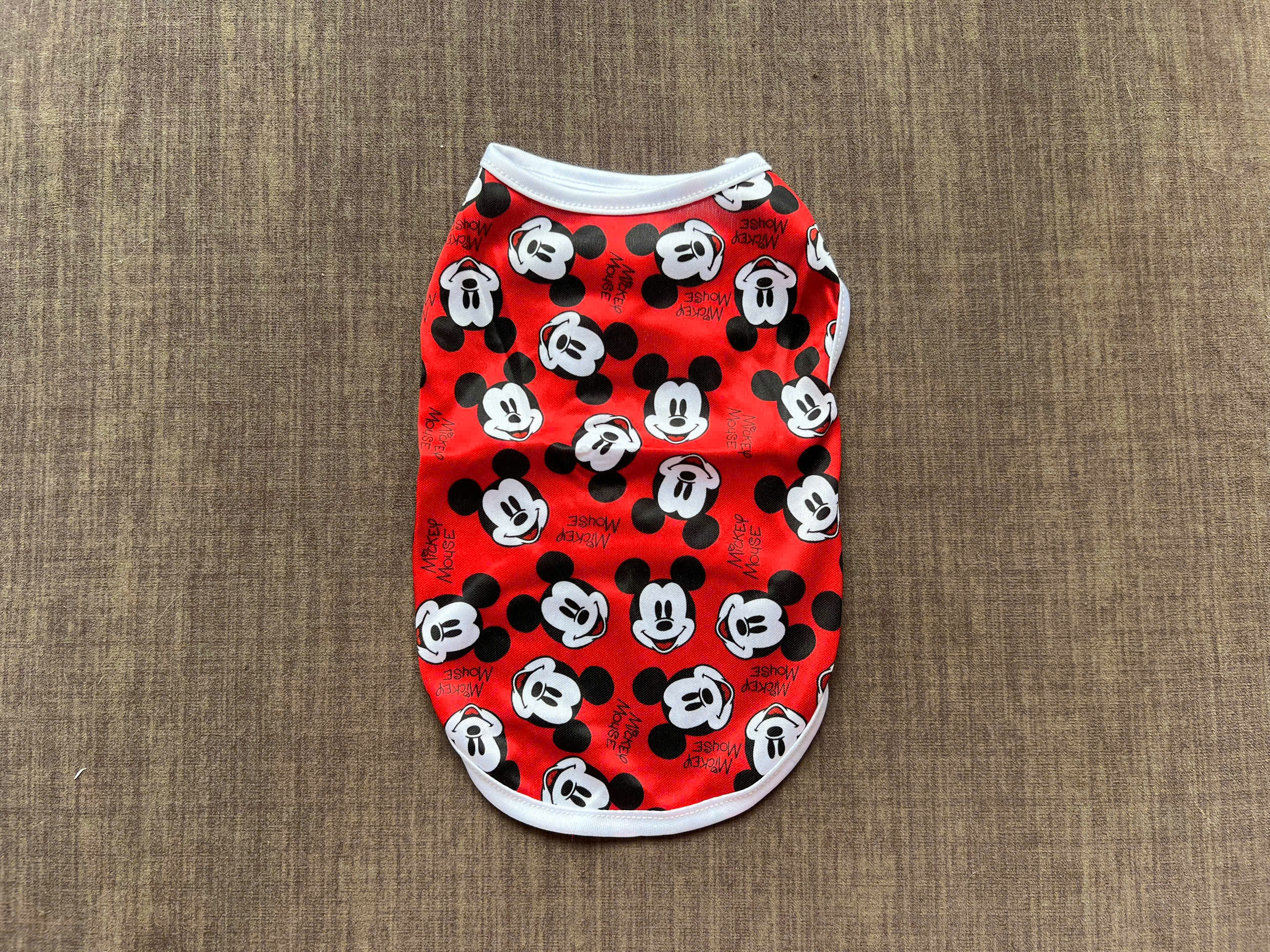 ÁO THUN BA LỖ MICKEY THÔNG HƠI SIÊU DỄ THƯƠNG TỪ 1-5KG DÀNH CHO THÚ CƯNG CHÓ MÈO
