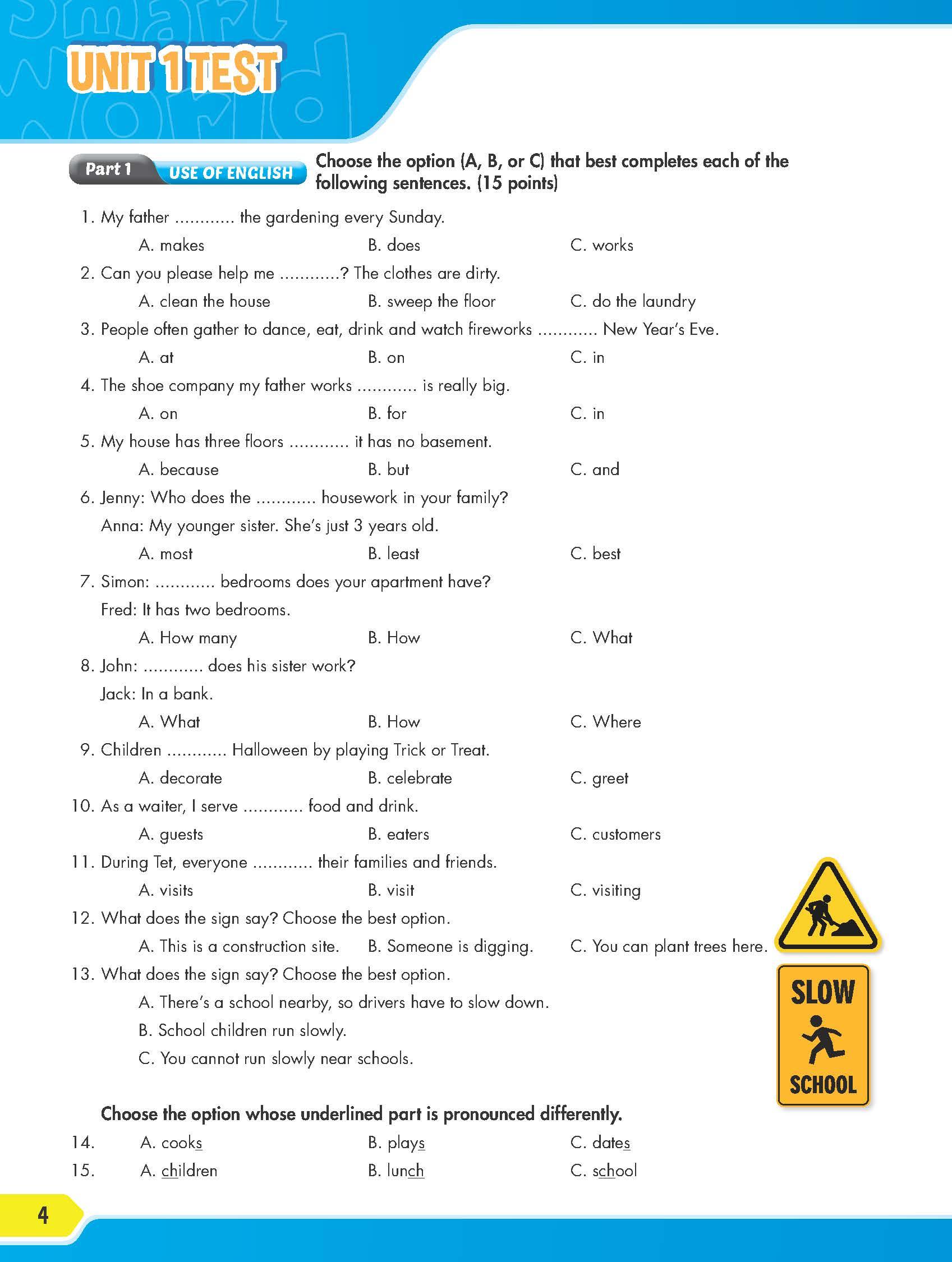 Practice Test Grade 6