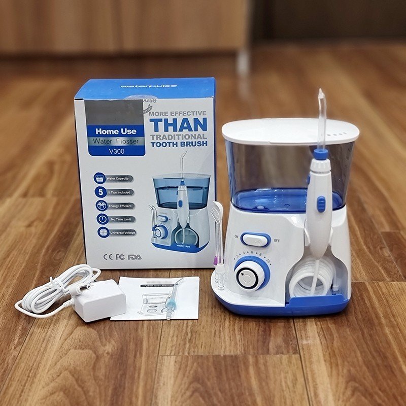 Máy Tăm Nước Để Bàn V300. Dùng điện 100-220v. Dung tích 800ml