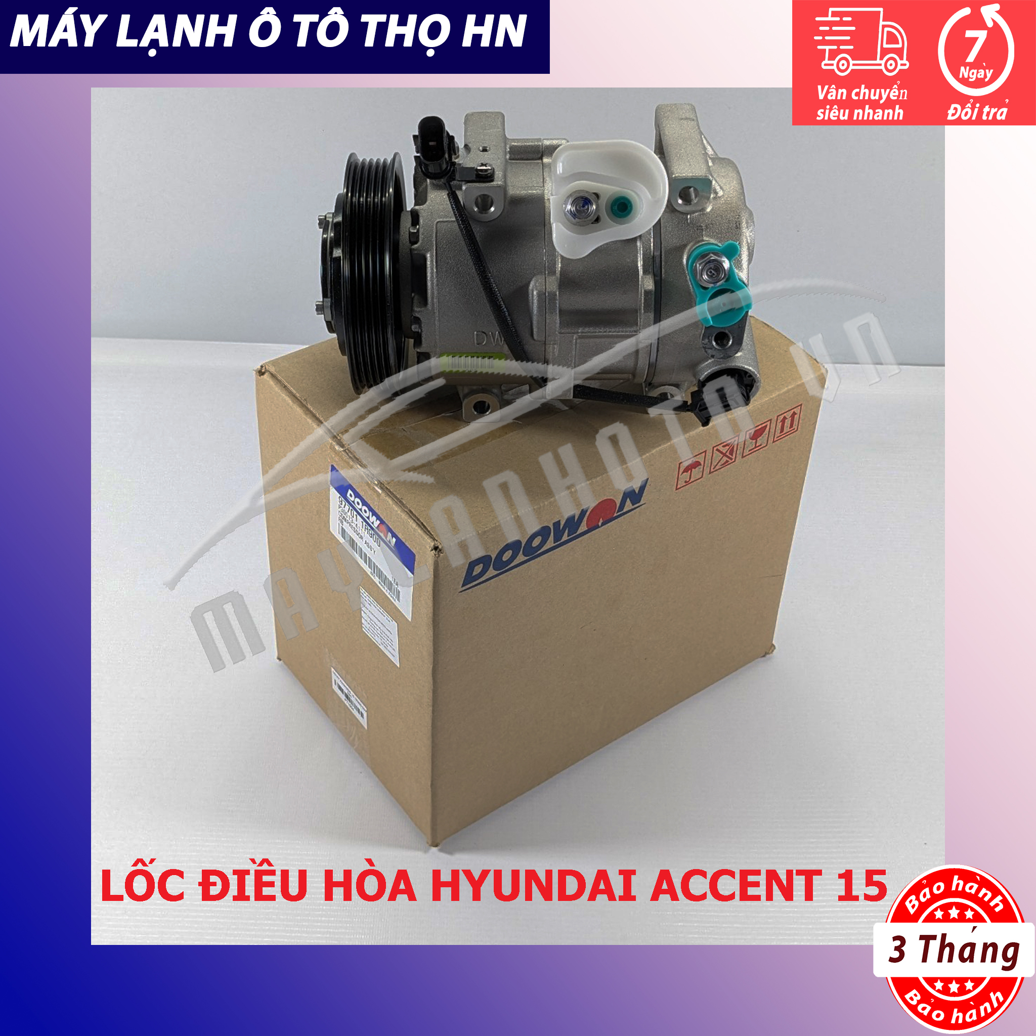 Lốc điều hòa Hyundai Accent 2015 2016 2017 hàng xịn Hàn Quốc 15 16 17 97701-1R900/C7000