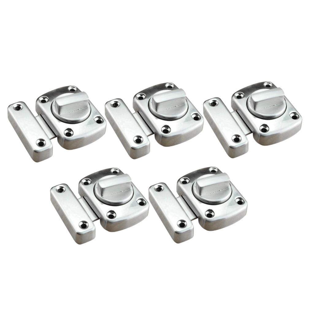 5x Bathroom Door Lock Turn Twist Privacy Latch Catch for Bedroom Cabinet