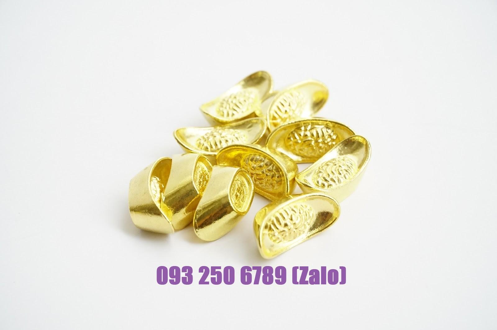 Thỏi Vàng Thần Tài nhiều cỡ bằng kim loại