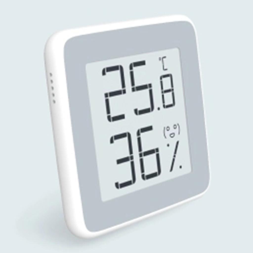 Indoor Digital LCD Thermometer 2 Sensor Temperature Humidity Meter