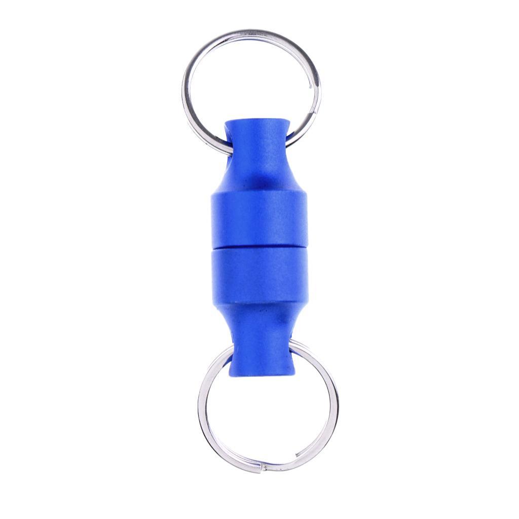 Fly Fishing Magnetic Net Release Net Keeper Holder Trout Net Lanyard Blue