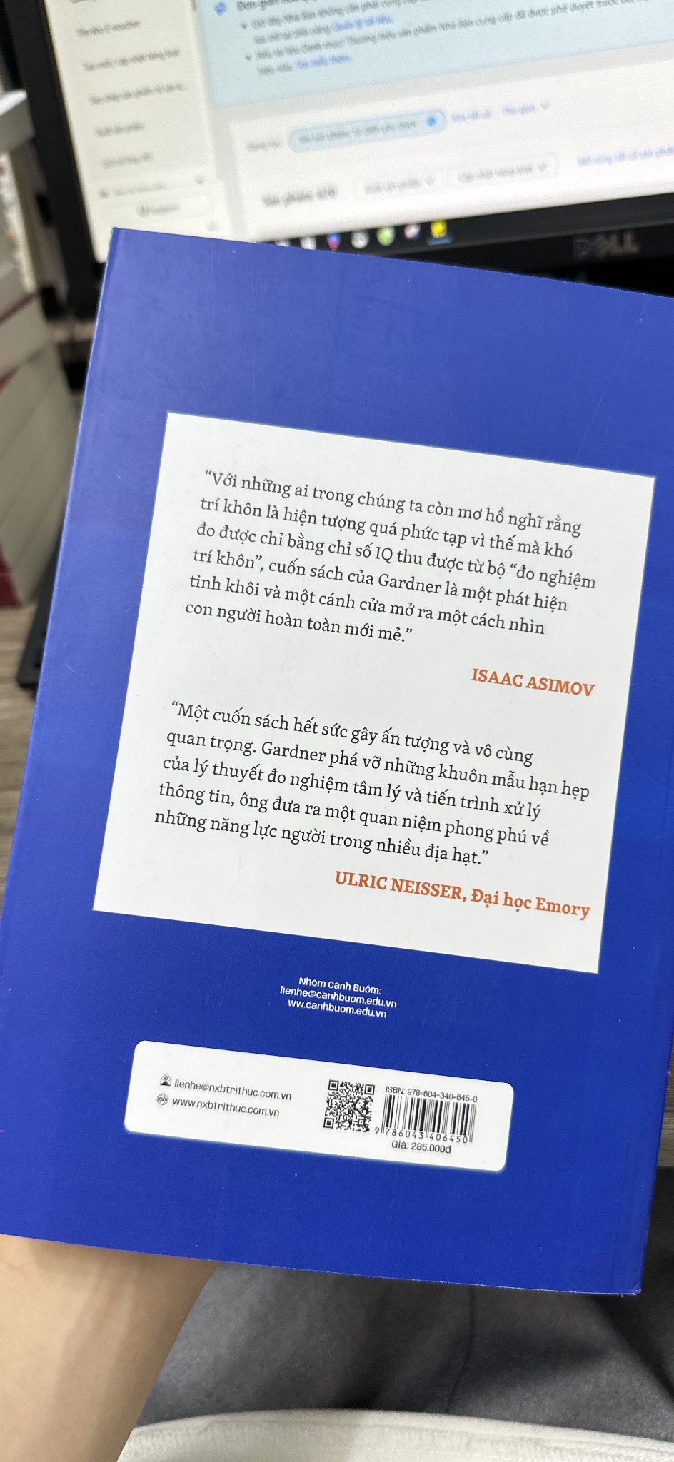 (Tái bản) CƠ CẤU TRÍ KHÔN - Lý Thuyết Về Nhiều Dạng Trí Khôn - Howard Gardner - Phạm Toàn dịch (bìa mềm)