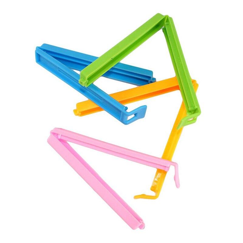 1/5/10pcs Portable New Kitchen Store Food Snacks Seal Closure Pocket Clip Pinch-off Pliers Plastic Tool Closed Clamp Fresh Food
