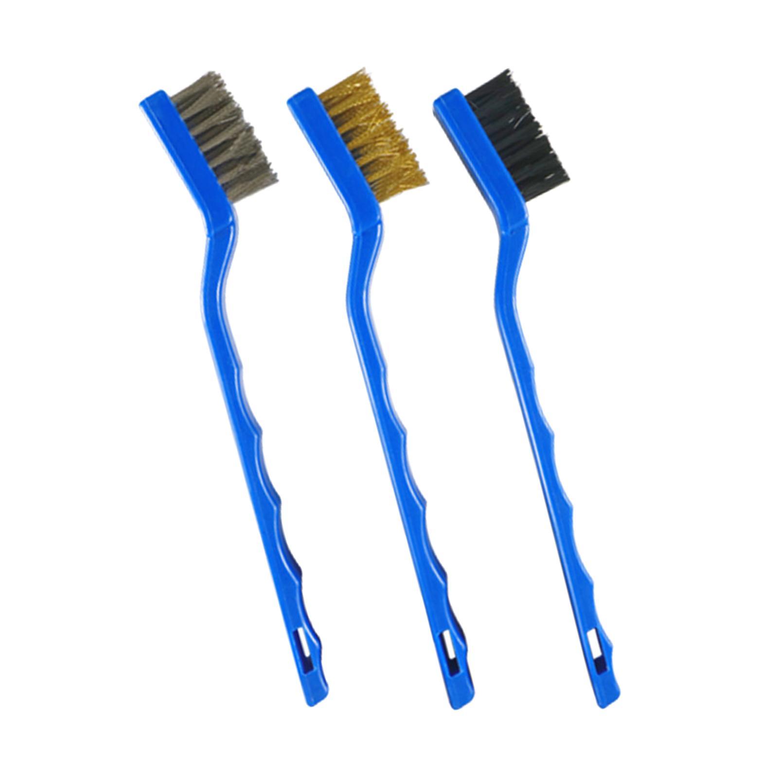 3 Pieces Engine Cleaning Brushes Easy Storage Professional for Engine