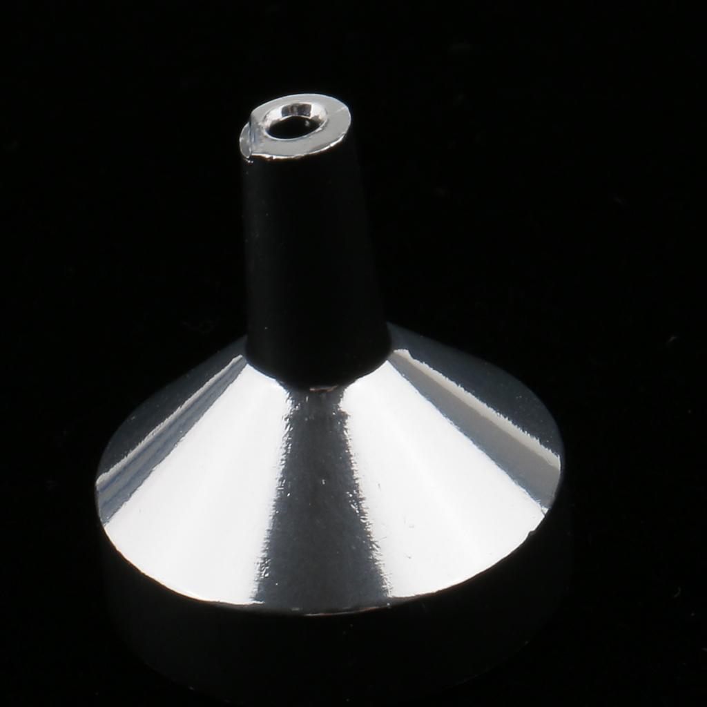 2-Tiers Wood Essential Oils Display Rack Stand Holder +12 Mini Metal Funnel