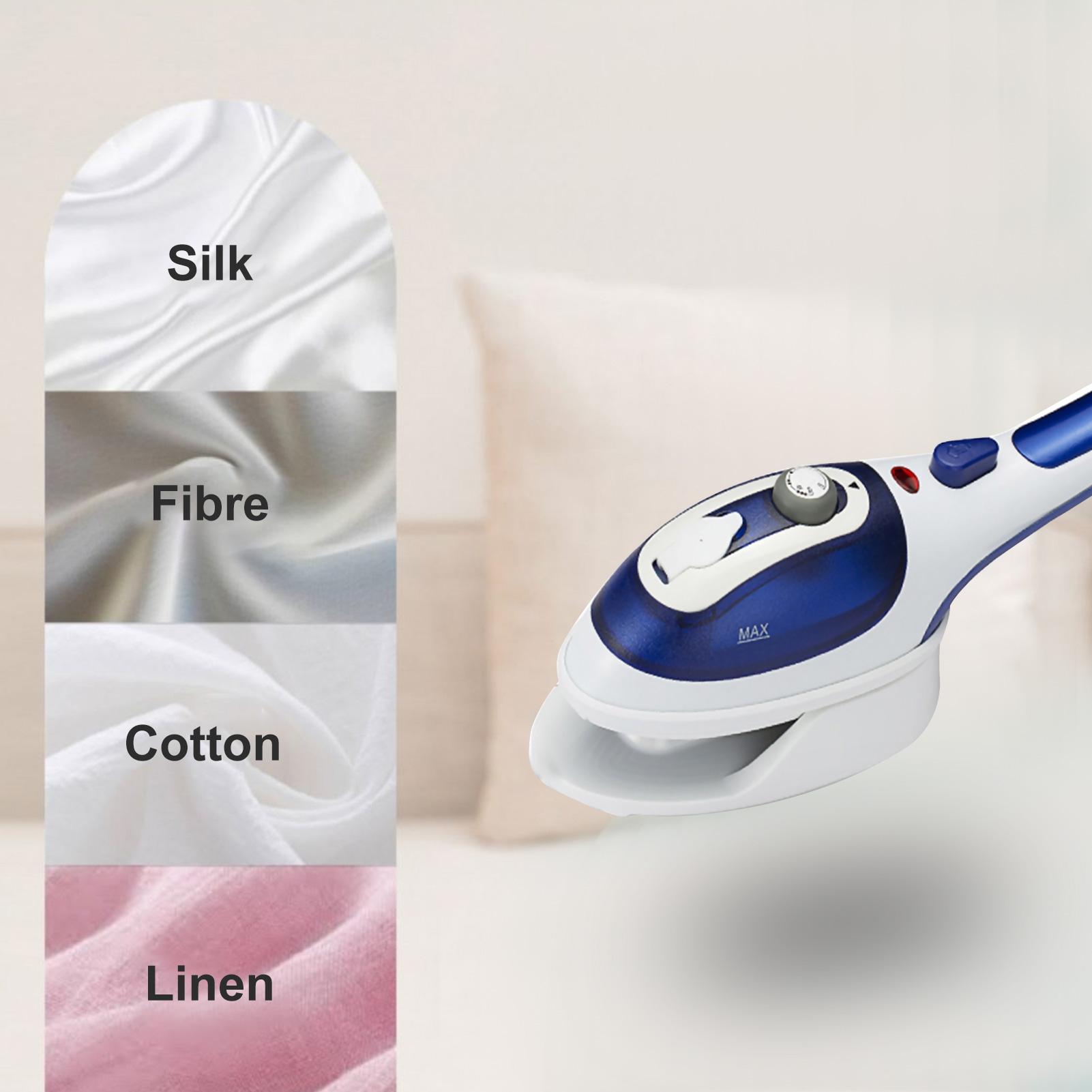 Máy hấp vải với kích thước cầm tay với đĩa sứ này tạo ra hơi nước mạnh mẽ và nhất quán