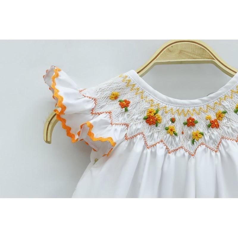 ĐẦM SMOCK HOA NHÍ