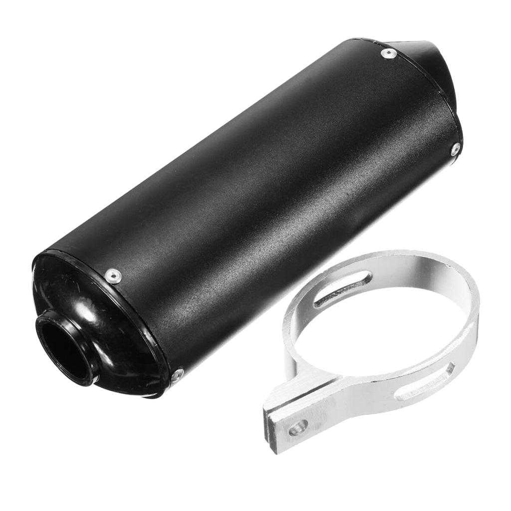 28mm Black Exhaust Pipe  Clamp For 50cc 110 125cc Quad Dirt Bike ATV