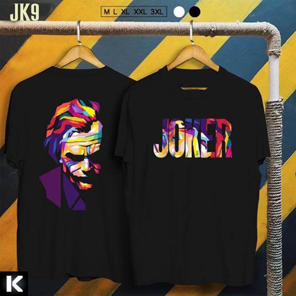 ÁO THUN UNISEX COTTON JOKER TÍM ĐỎ VÀNG