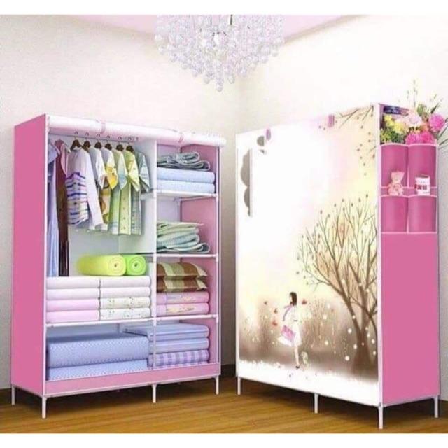 Tủ vải 3D 2 buồng