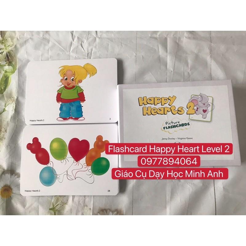 Flashcards Happy Heart Stater -1-2 đủ bôk ️Thẻ dạy Tiếng Anh cực đẹp️